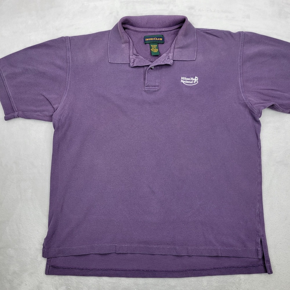 IZOD Polo Shirt Mens Large Golf‎ Country Club Tour Open Cup Hilton Head National